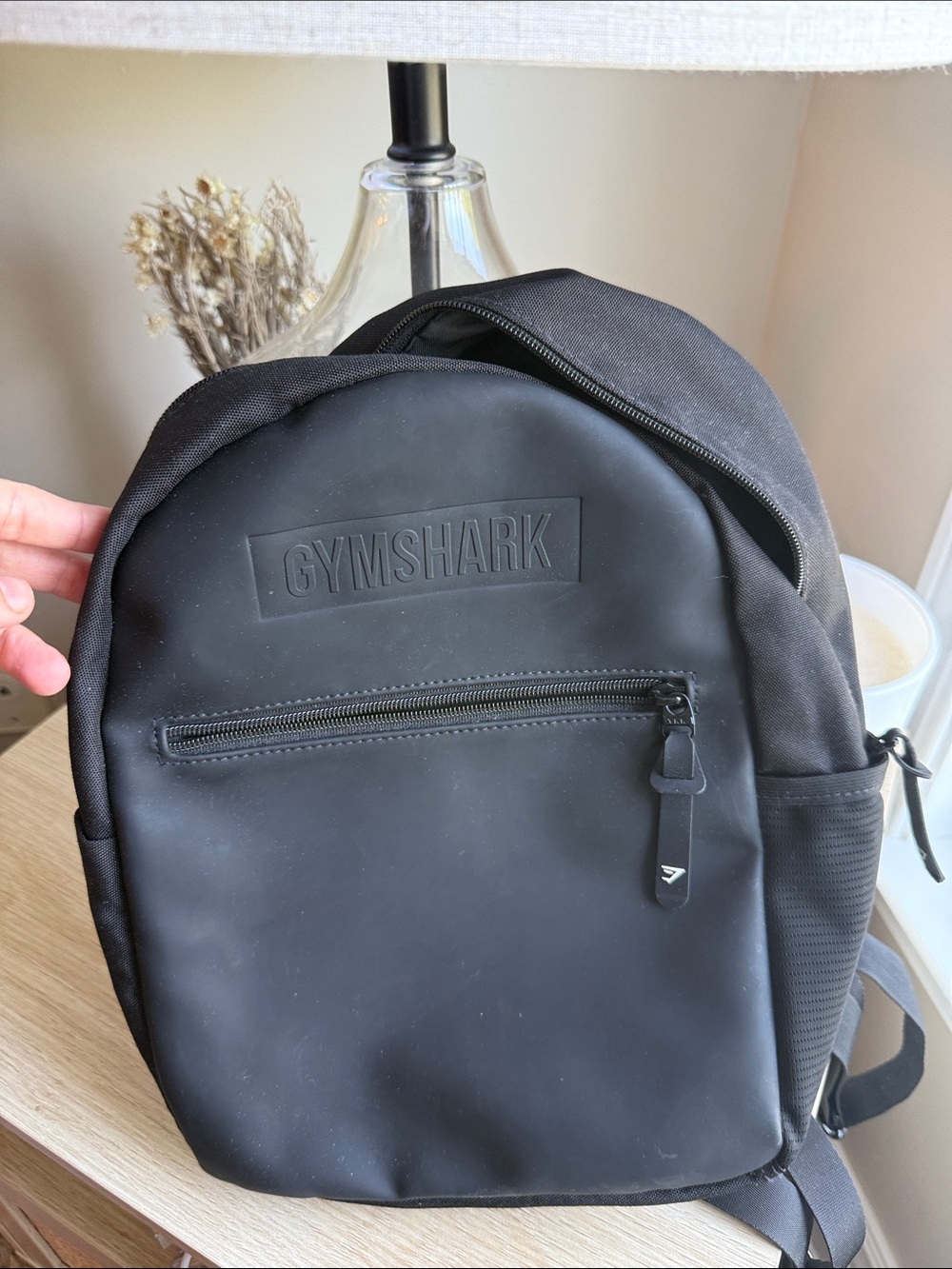 Gymshark Matte Black Men's Compact Backpack